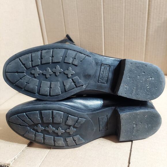 Sam Edelman Penny Women's US 6.5 M Black Leather Knee High Riding Boots - Picture 4 of 7